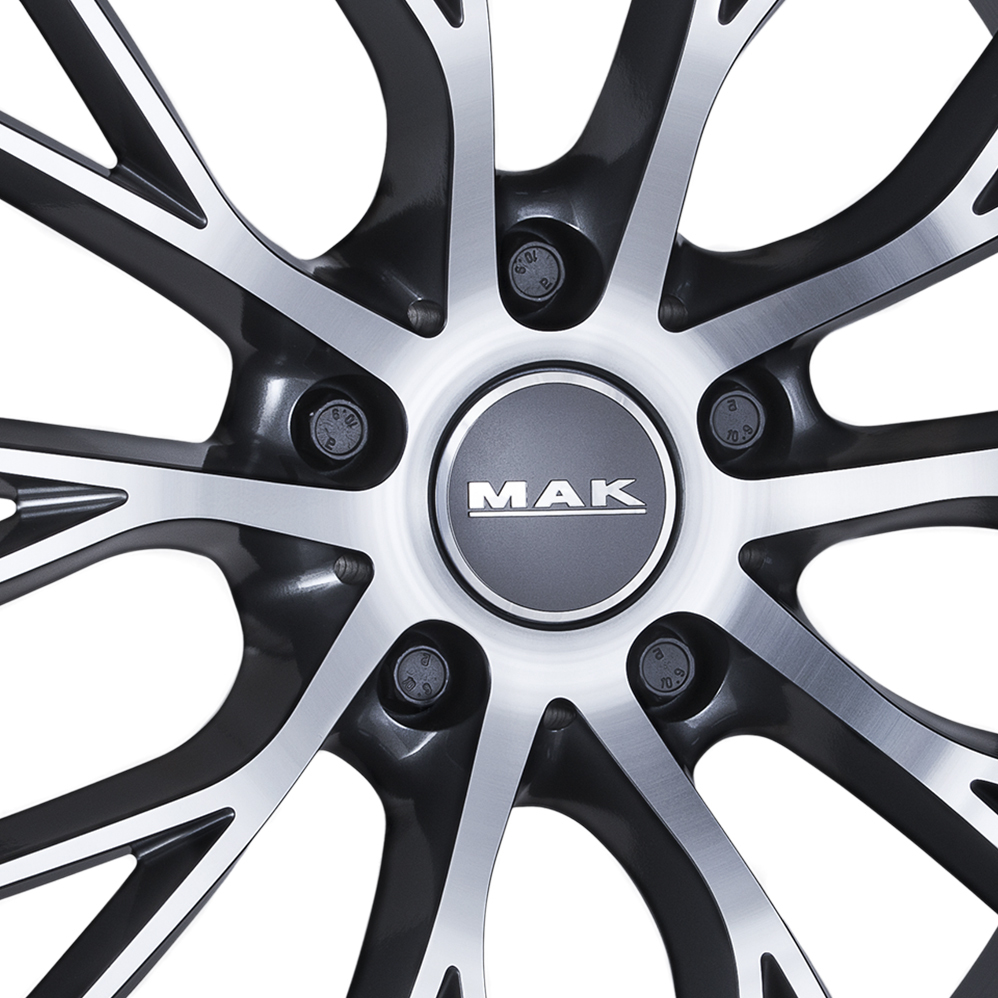 18 Inch MAK Munchen Gun Metal Mirror Face Alloy Wheels