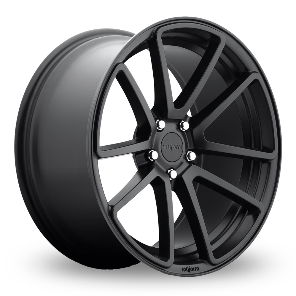 19 Inch Rotiform SPF Matt Black Alloy Wheels