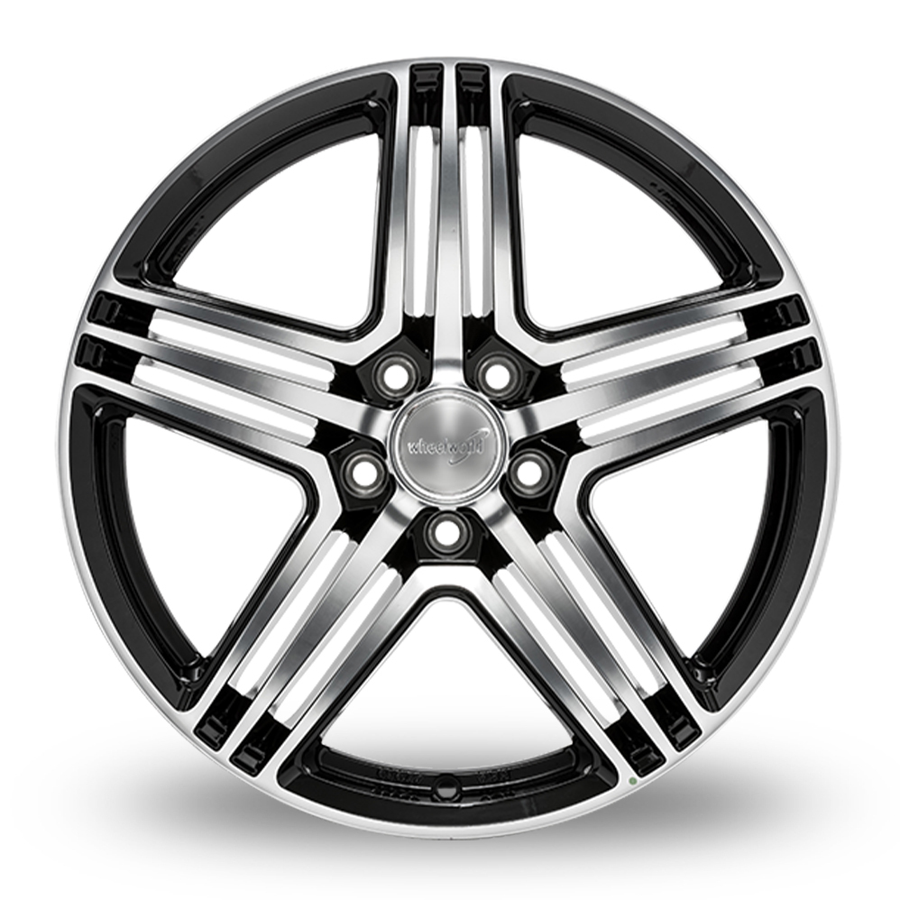 20 Inch 2DRV WH12 Black Polished Alloy Wheels