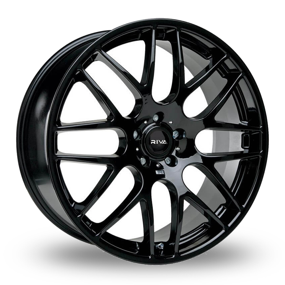 18 Inch Riva DTM Black Alloy Wheels