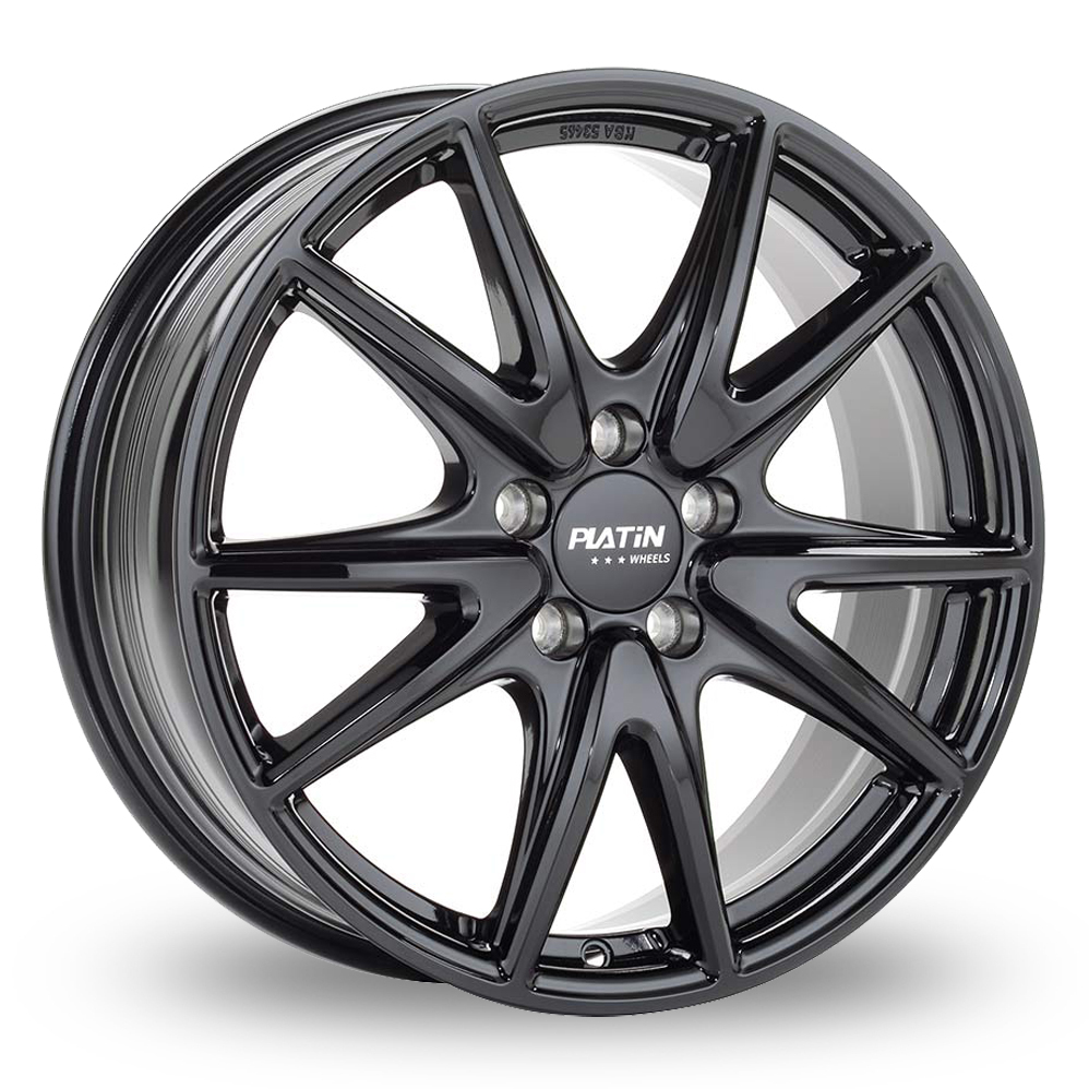 19 Inch Platin P 99 Gloss Black Alloy Wheels