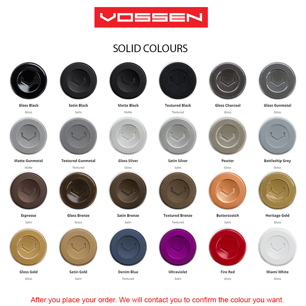 22 Inch Vossen Forged CG-201 Custom Colour Alloy Wheels