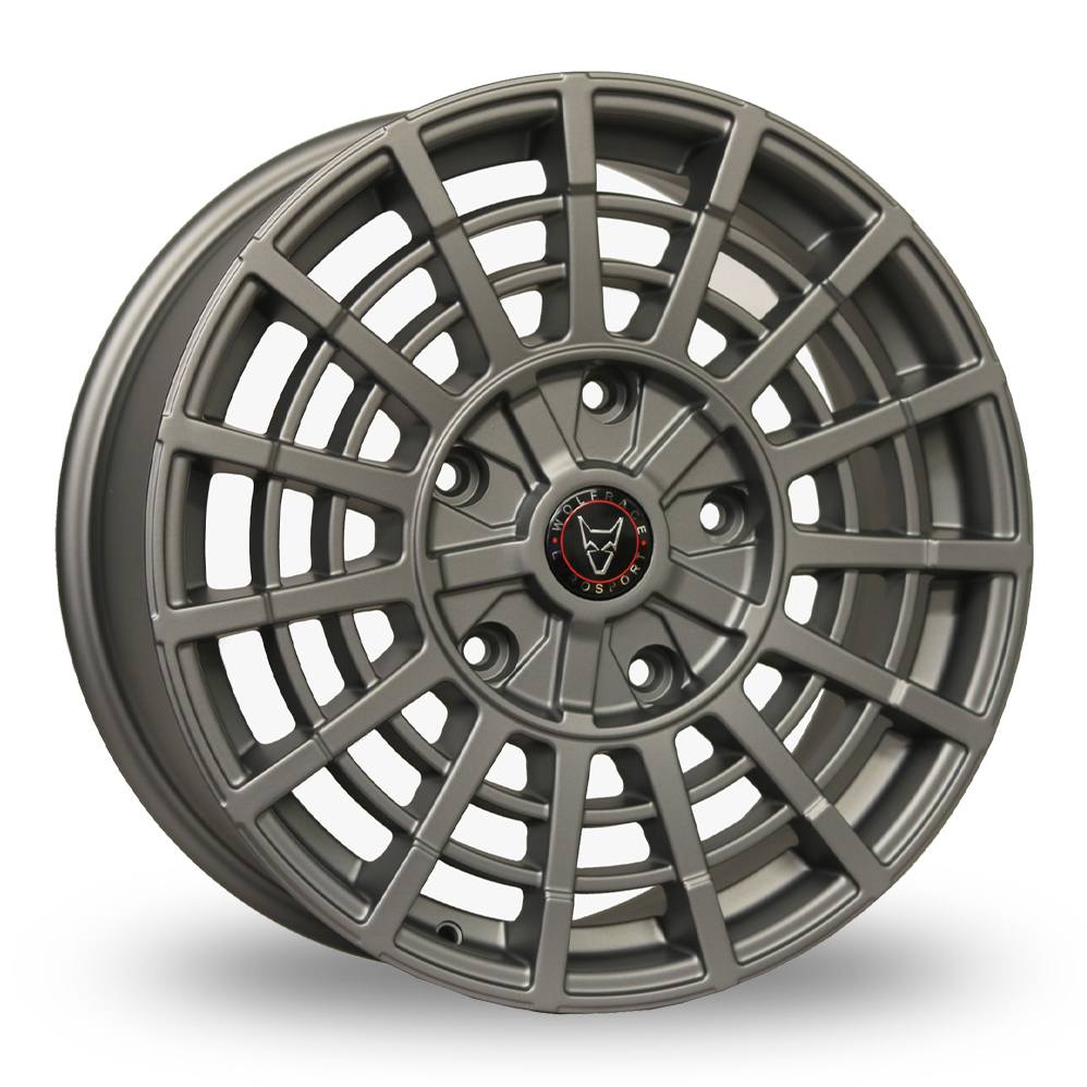 18 Inch Wolfrace Turismo Super T Matt Titanium Alloy Wheels