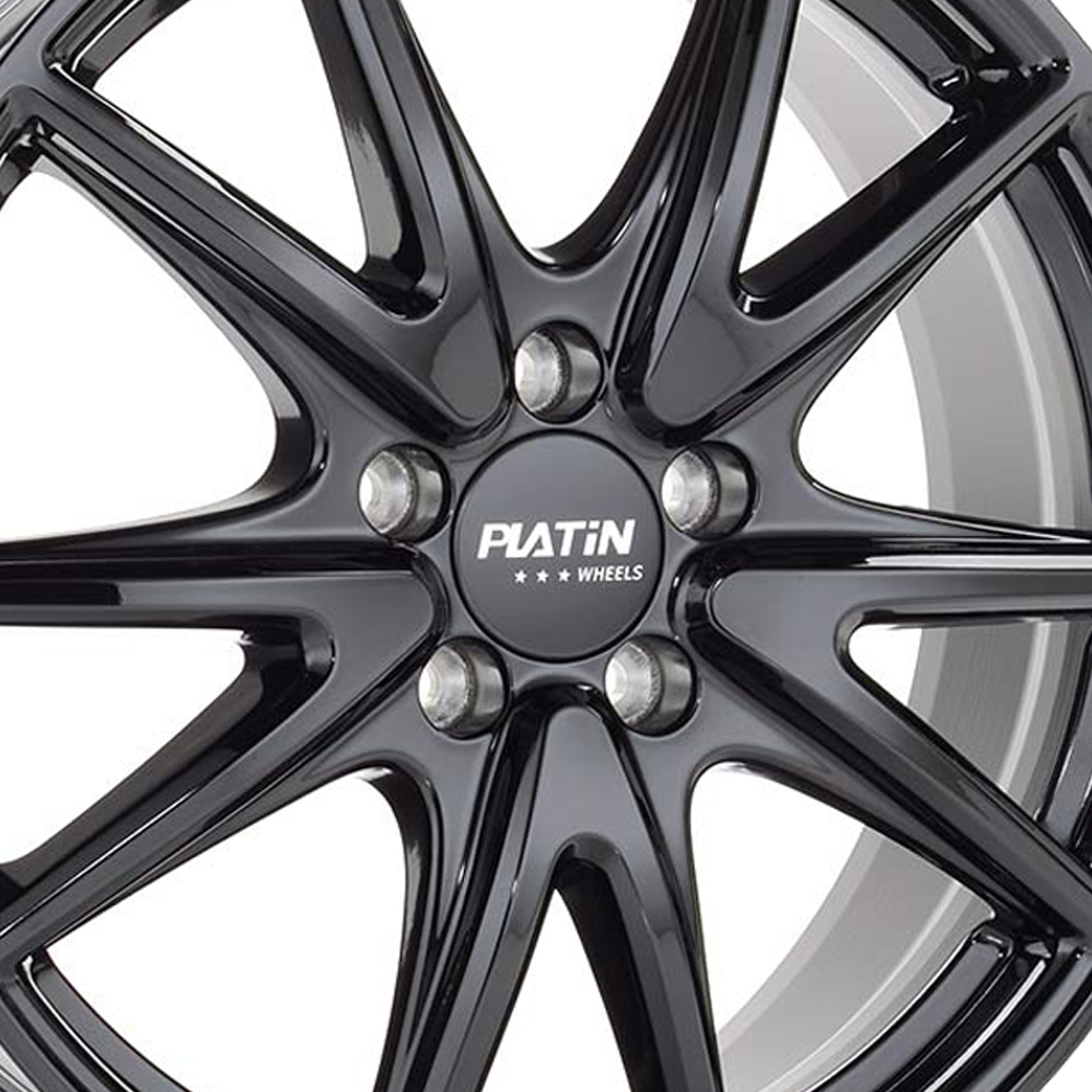 19 Inch Platin P 99 Gloss Black Alloy Wheels