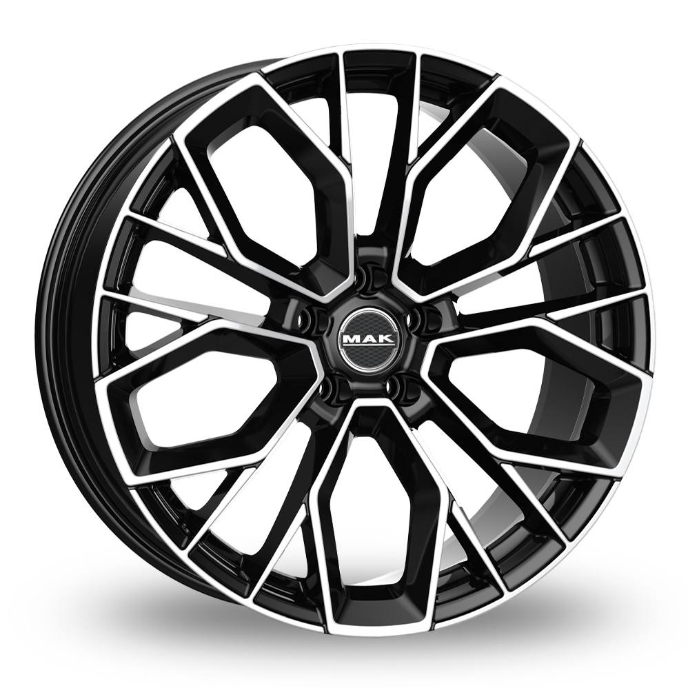 20 Inch MAK Stilo Black Mirror Alloy Wheels