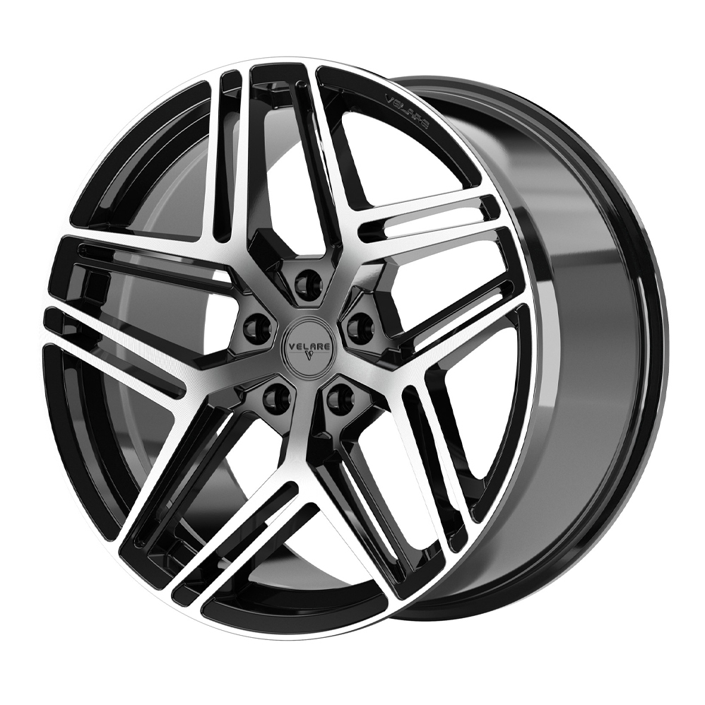 20 Inch Velare VLR16 Black Polished Alloy Wheels