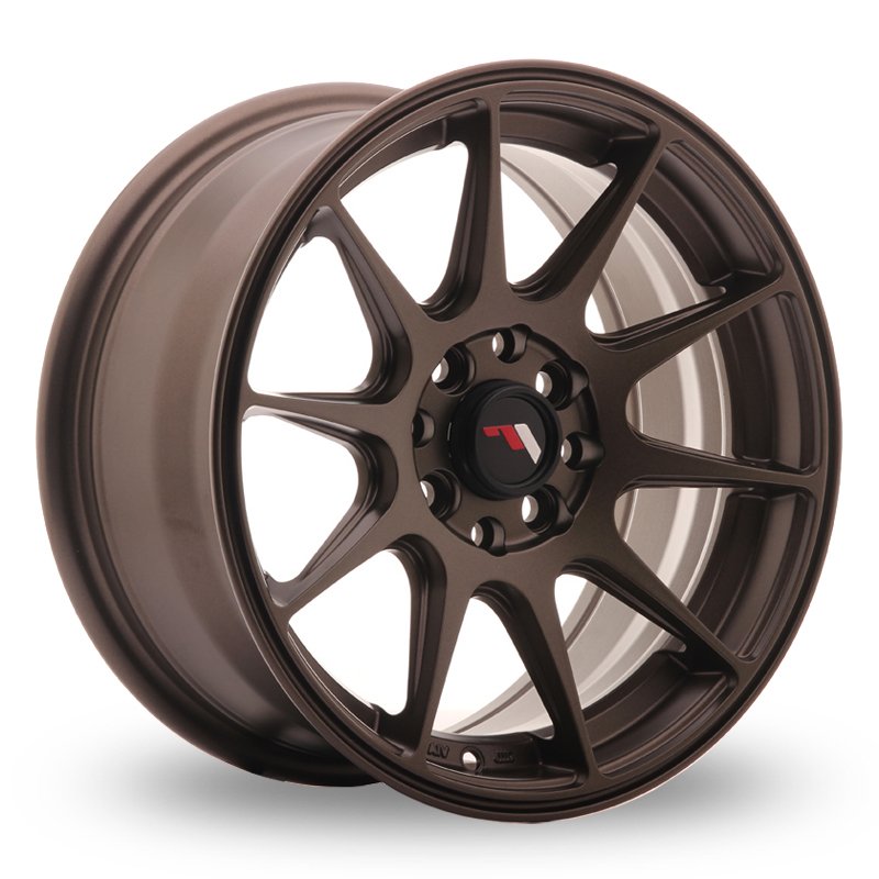 15 Inch Japan Racing JR11 (7x15) Matt Bronze Alloy Wheels