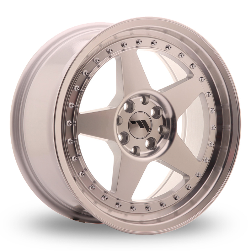 17 Inch Japan Racing JR6 (8x17) Silver Machined Face Alloy Wheels