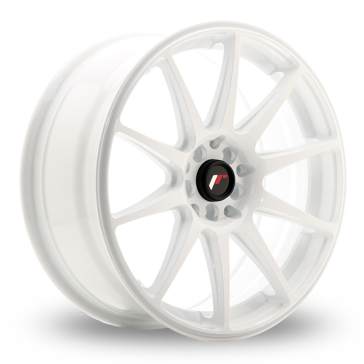 18 Inch Japan Racing JR11 (7.5x18) White Alloy Wheels