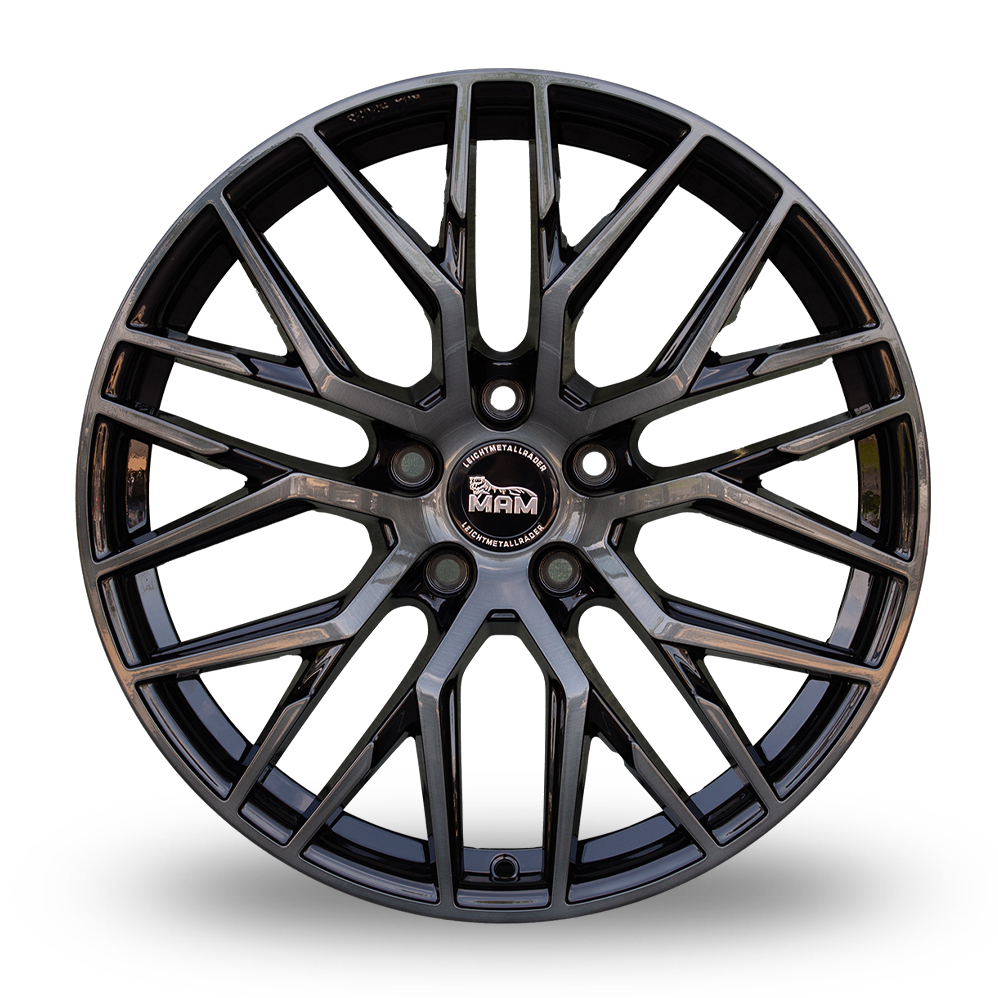 20 Inch MAM RS4 Brushed Gunmetal Alloy Wheels