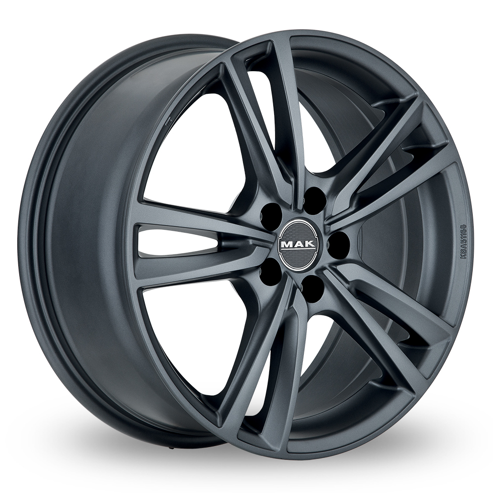 15 Inch MAK Icona Matt Titan Alloy Wheels