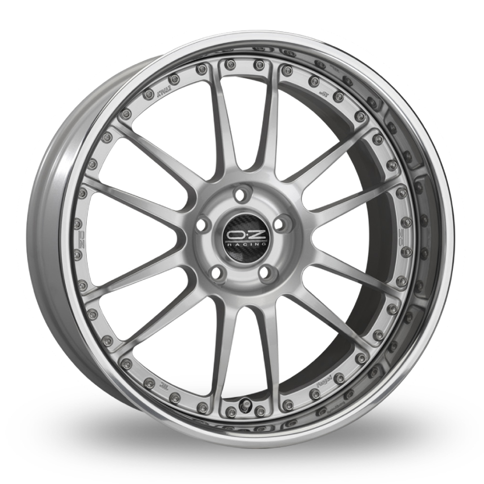 19 Inch OZ Racing Superleggera III Silver Alloy Wheels