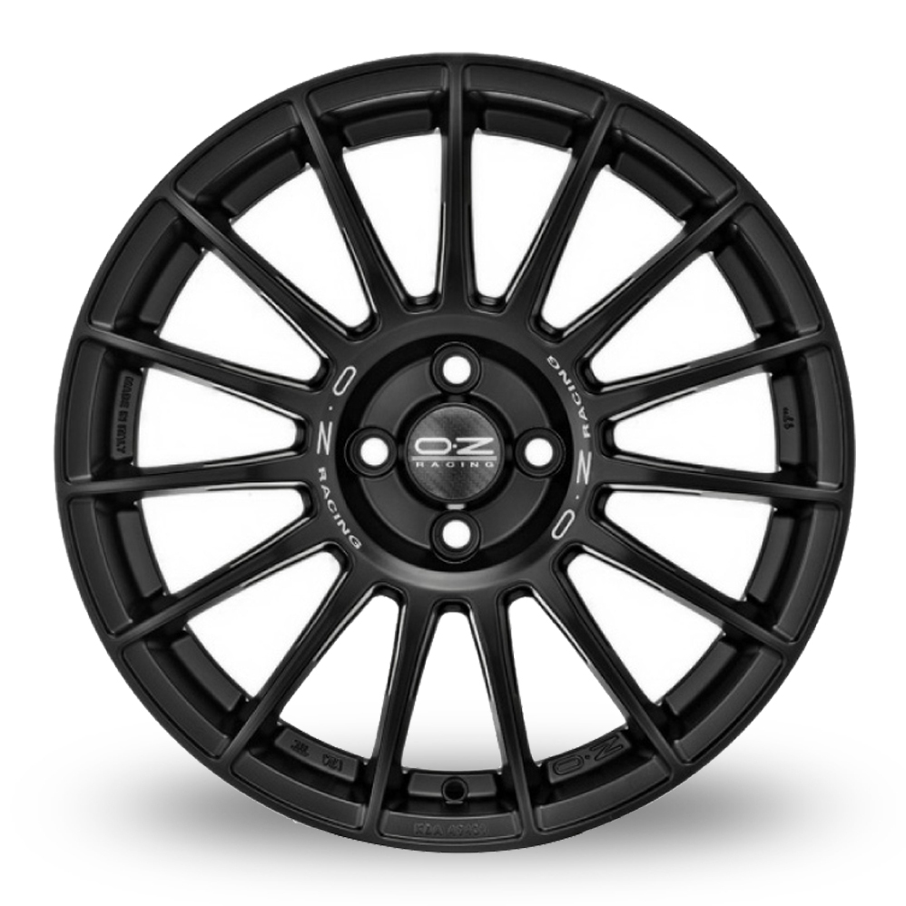 21 Inch OZ Racing Superturismo LM Matt Black Alloy Wheels