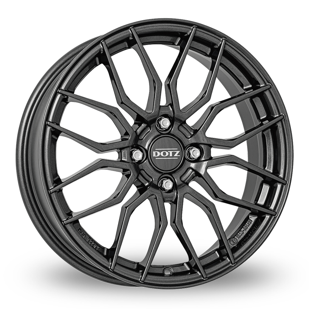 17 Inch Dotz LimeRock Gun Metal Alloy Wheels