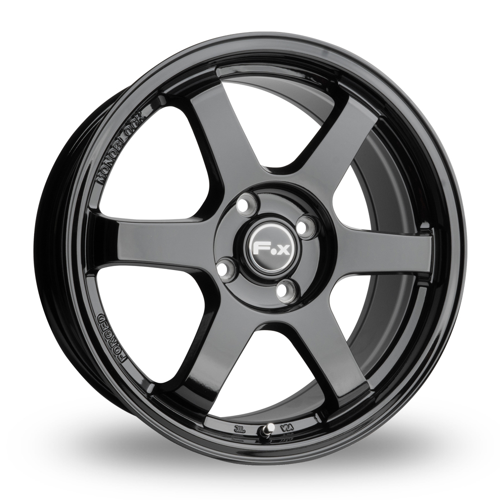 18 Inch Fox Racing PF1 Black Alloy Wheels