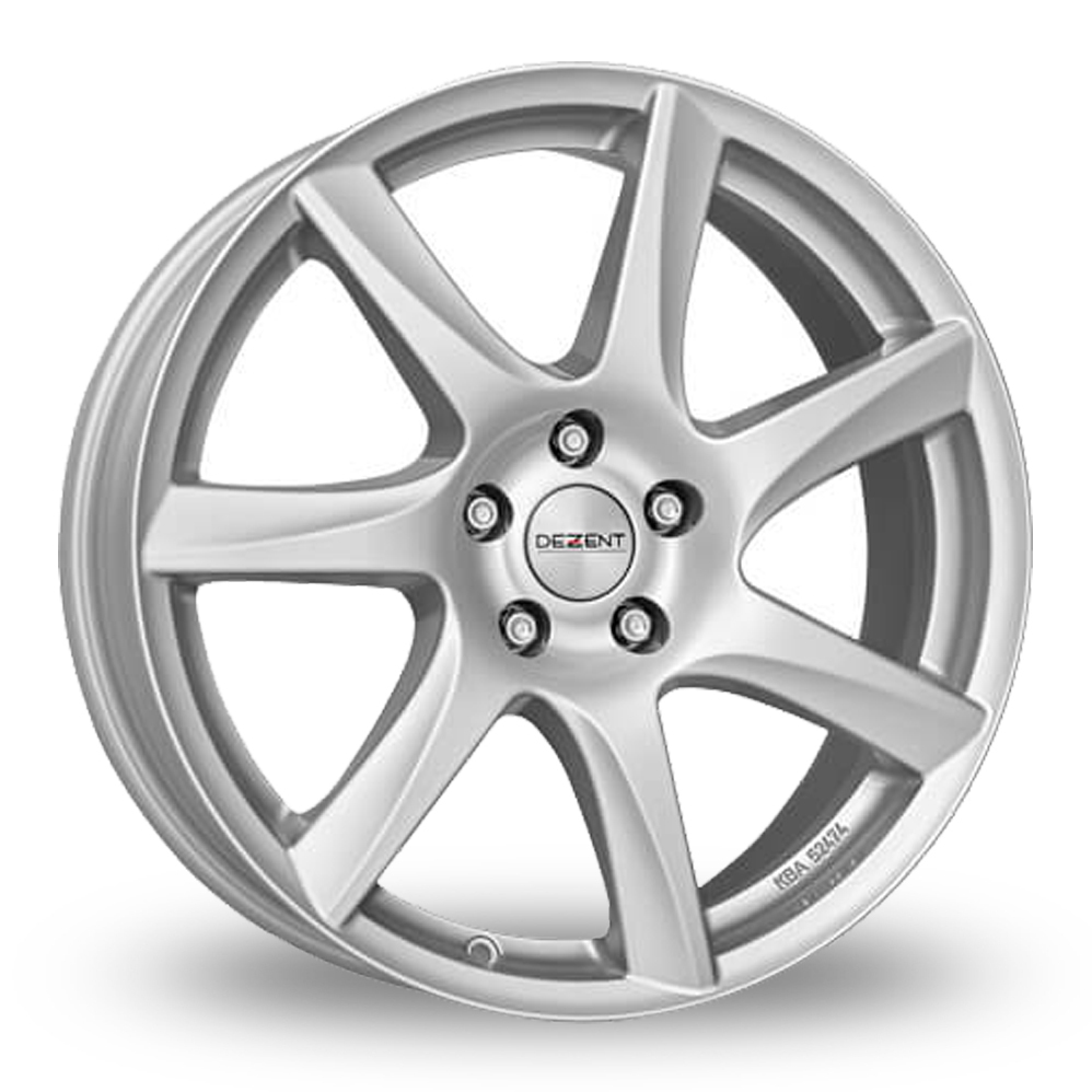 18 Inch Dezent TW Silver Alloy Wheels