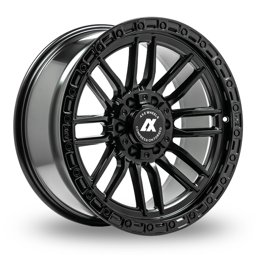 20 Inch Axe AT5 Satin Black Alloy Wheels