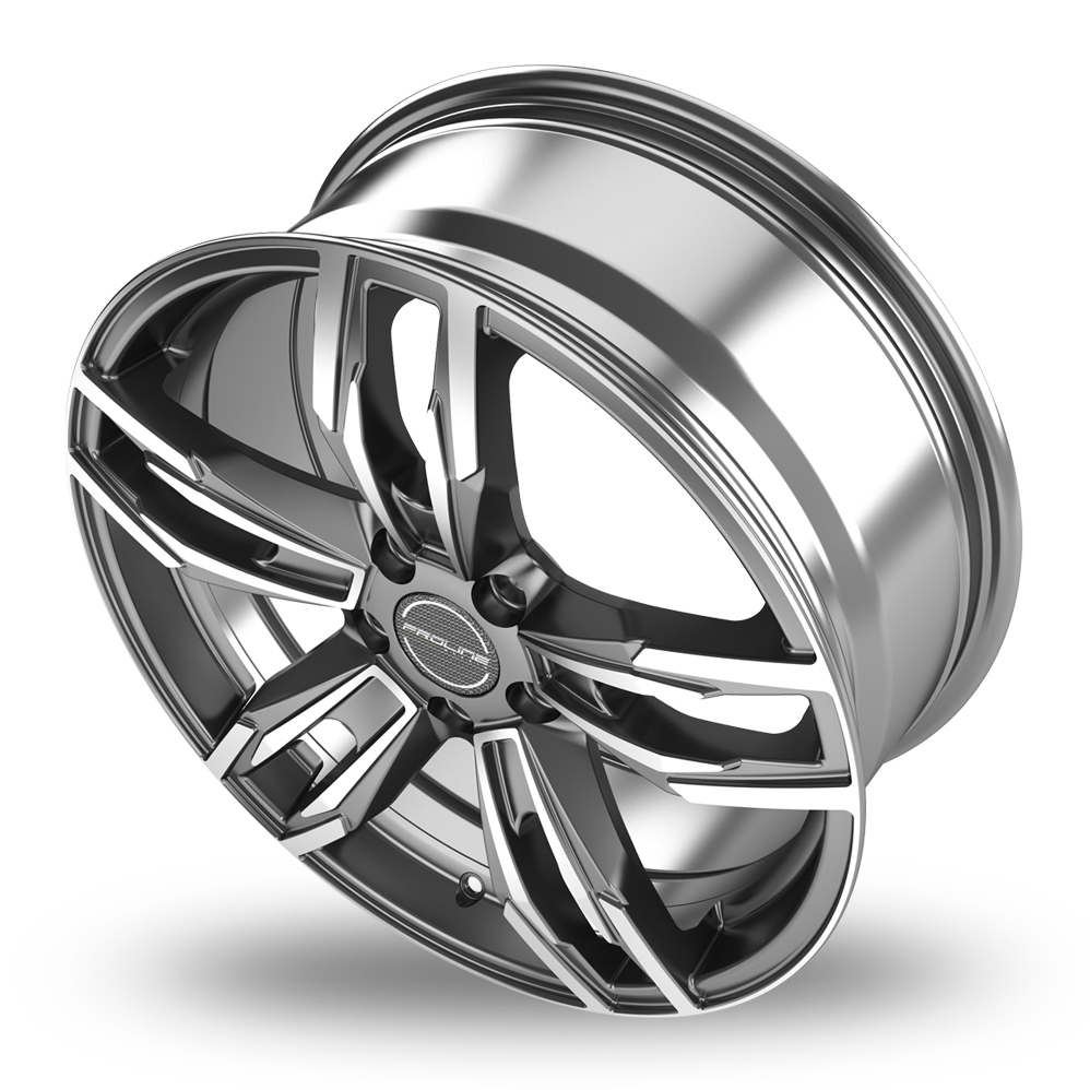 20 Inch Proline PXD Grey Polished Alloy Wheels