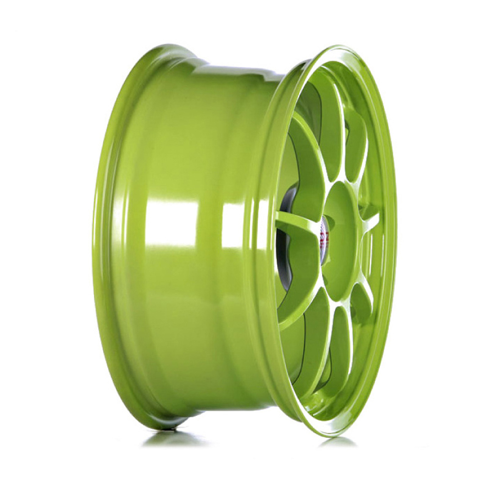 17 Inch OZ Racing Alleggerita HLT Green Alloy Wheels