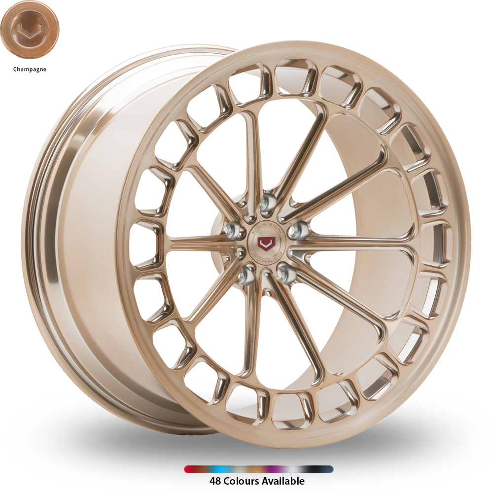 20 Inch Front & 21 Inch Rear Vossen Forged LC2-B3 Custom Colour Alloy Wheels