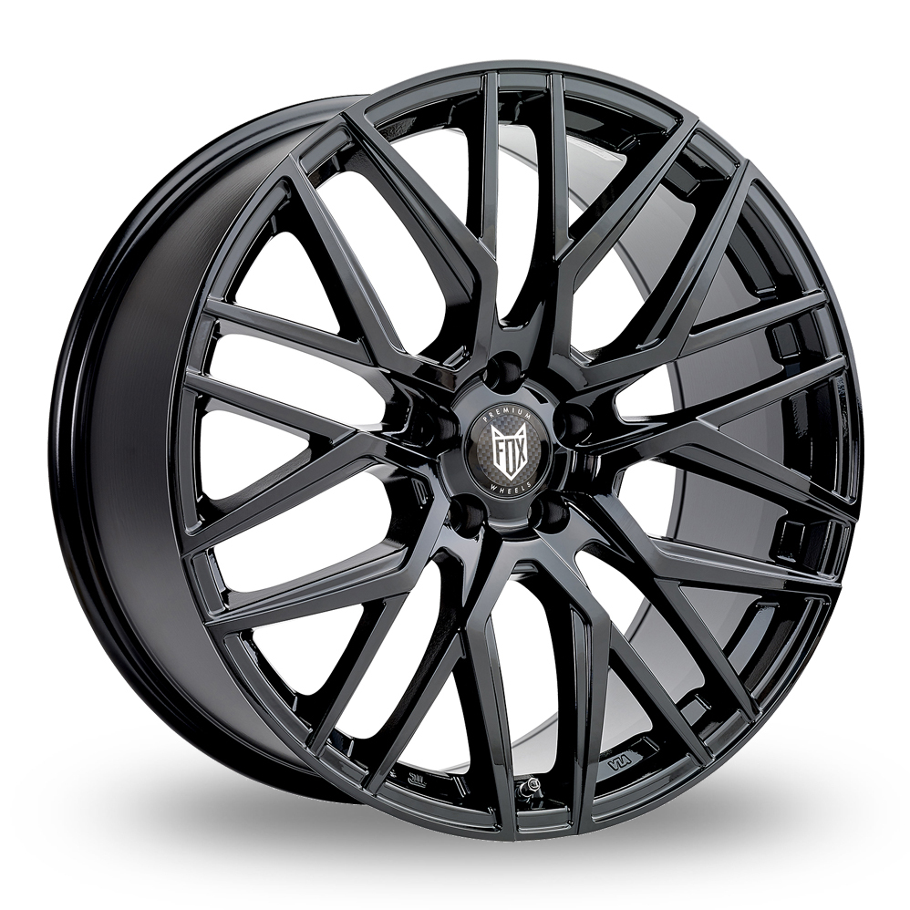 20 Inch Fox Racing BMA Gloss Black Alloy Wheels