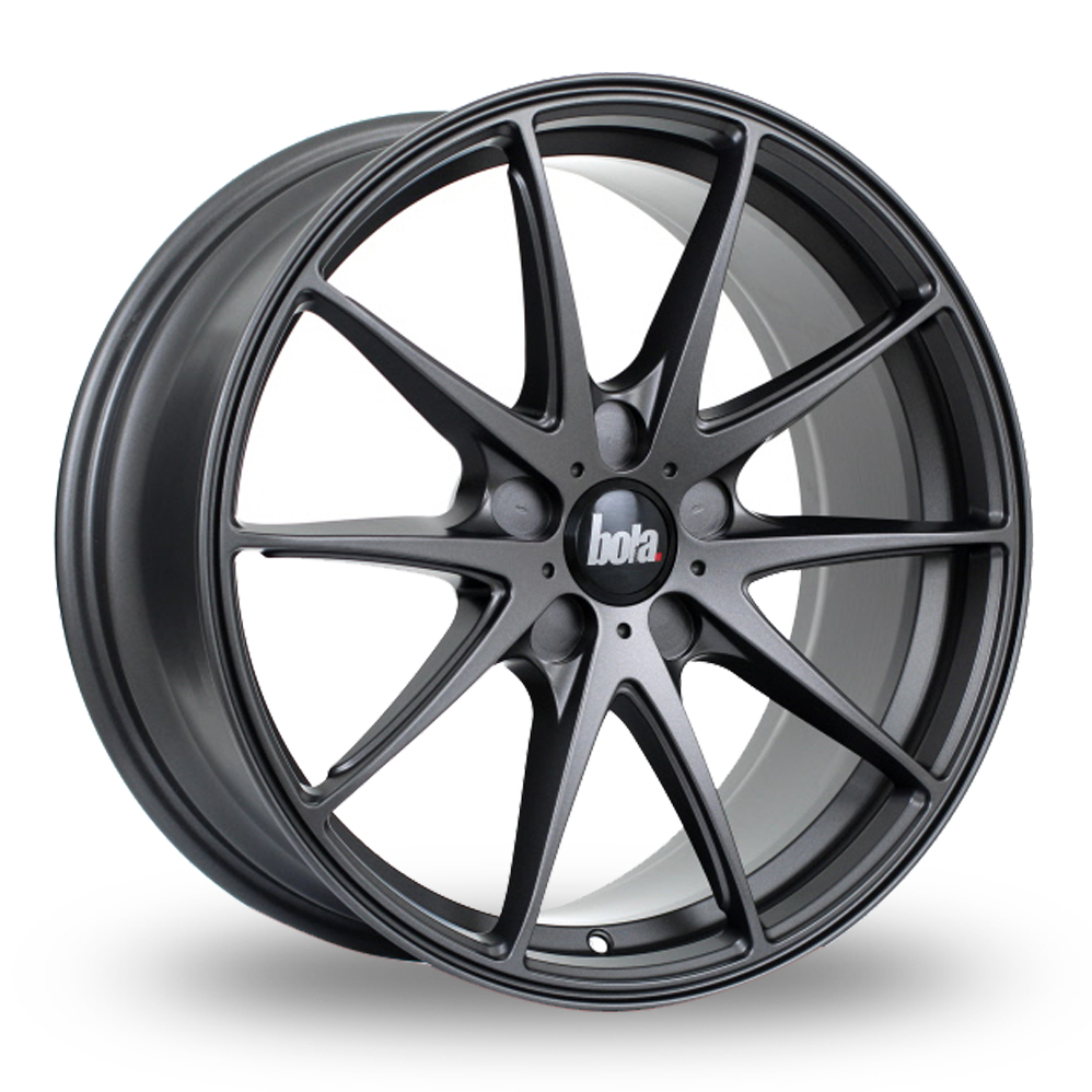 18 Inch Bola B9 Matt Gun Metal Alloy Wheels