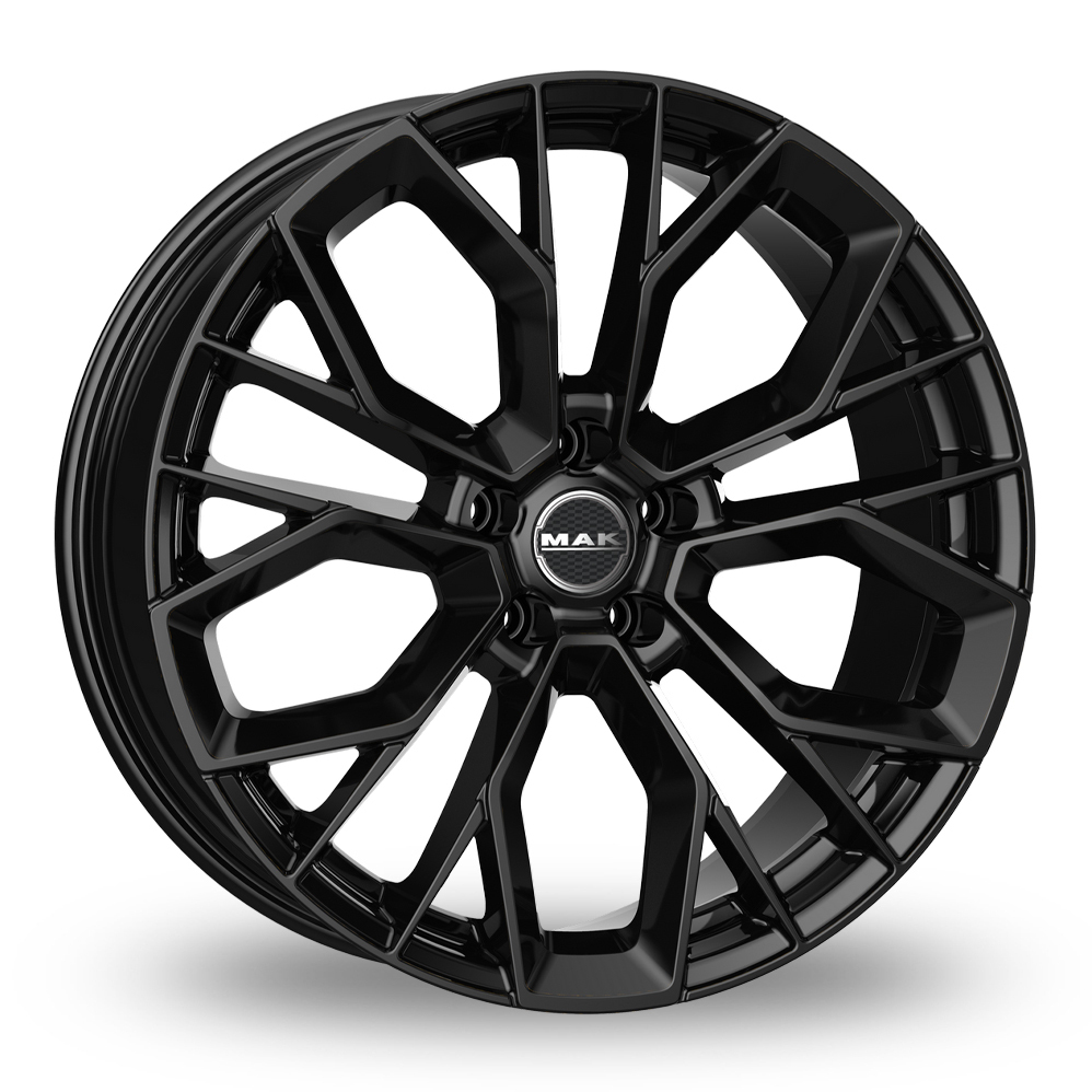 21 Inch MAK Stilo Gloss Black Alloy Wheels