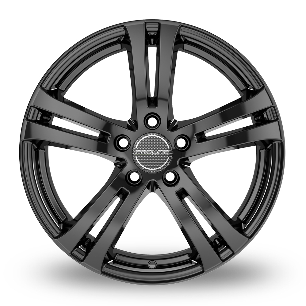 17 Inch Proline BX700 Black Glossy Alloy Wheels