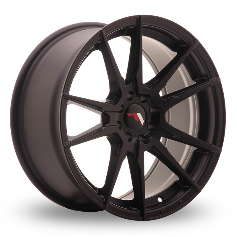 17 Inch Japan Racing JR21 (8x17) Matt Black Alloy Wheels