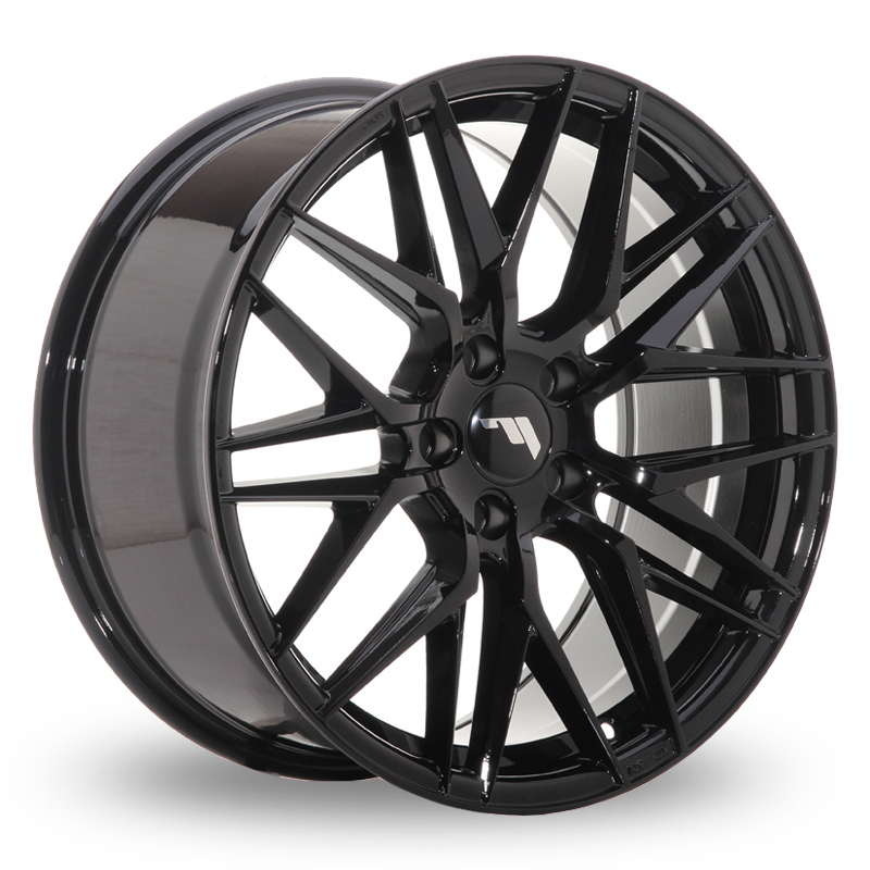 18 Inch Japan Racing JR28 (7.5x18) Gloss Black Alloy Wheels