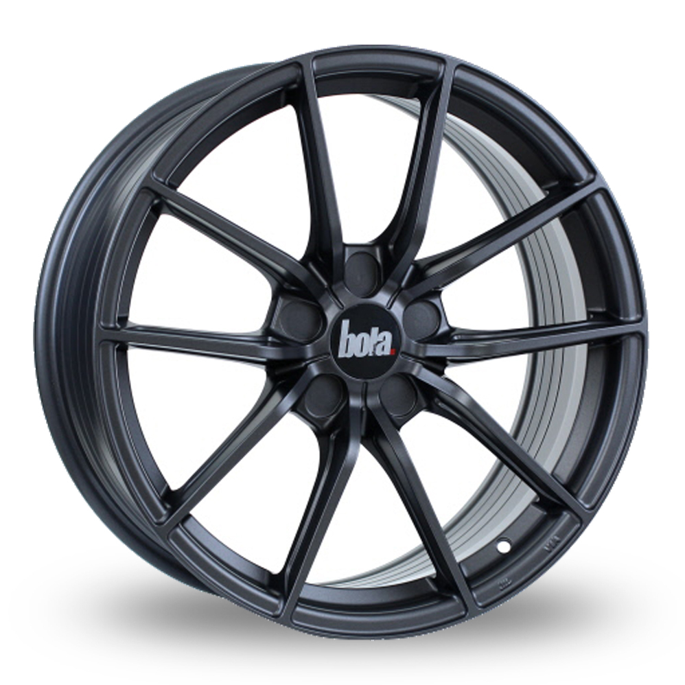 18 Inch Bola FLC Matt Gun Metal Alloy Wheels