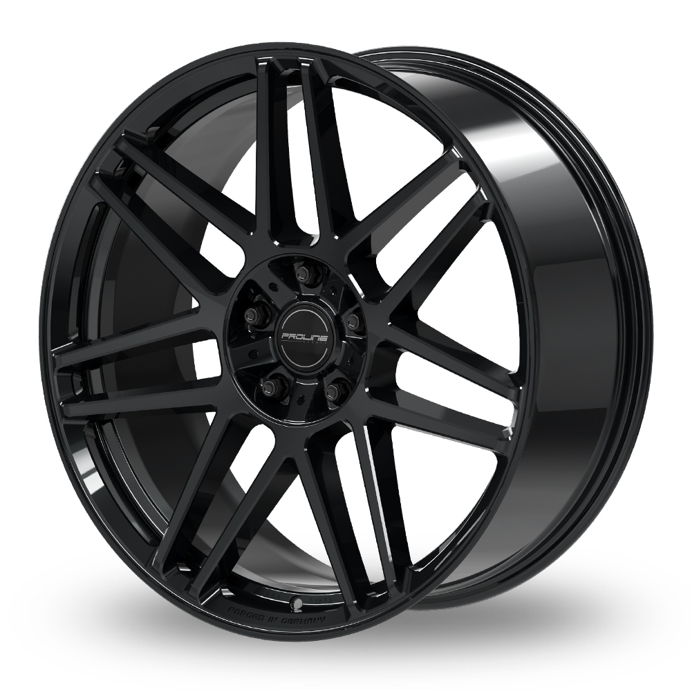 22 Inch Proline PFG FORGED Black Glossy Alloy Wheels