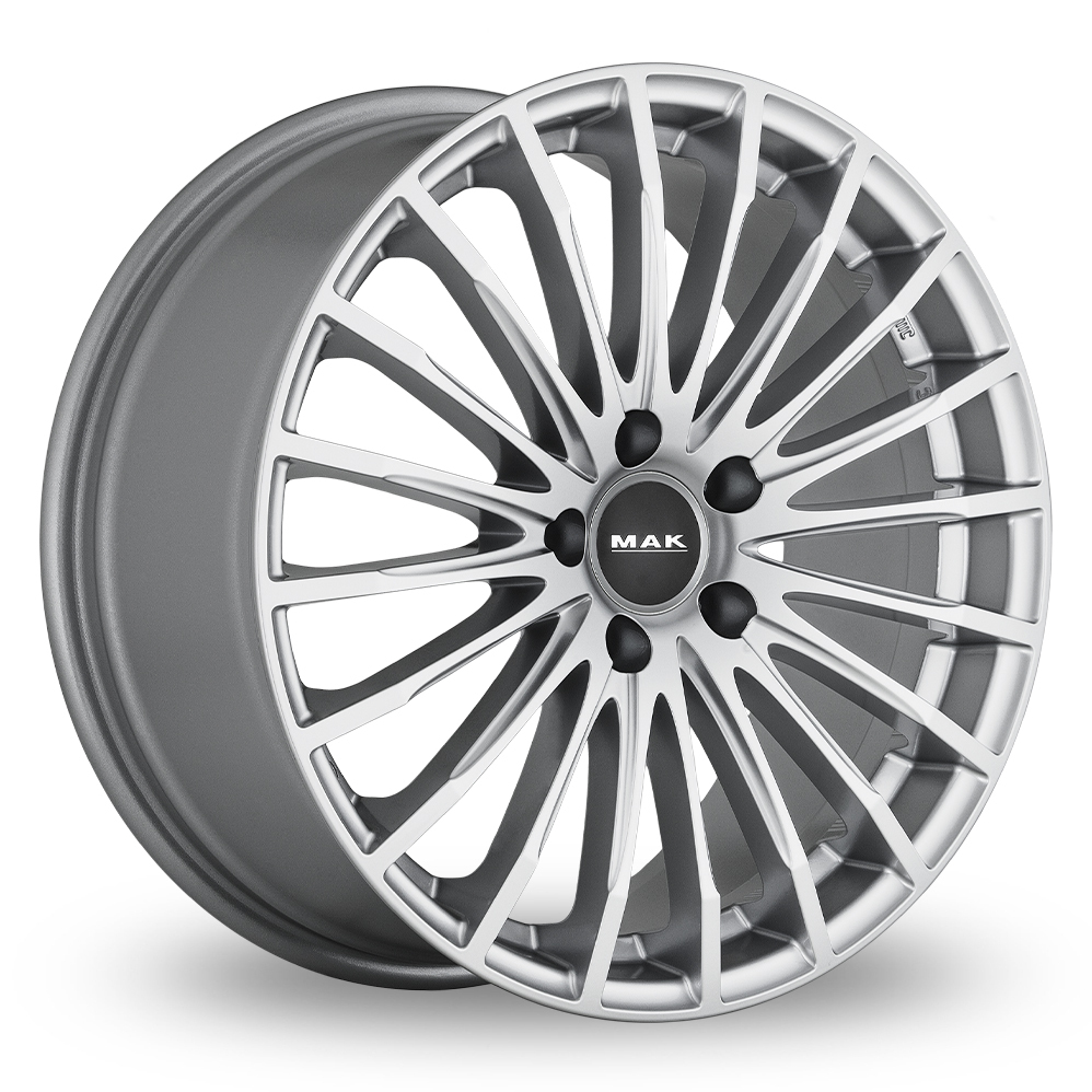 17 Inch MAK Starlight Silver Alloy Wheels