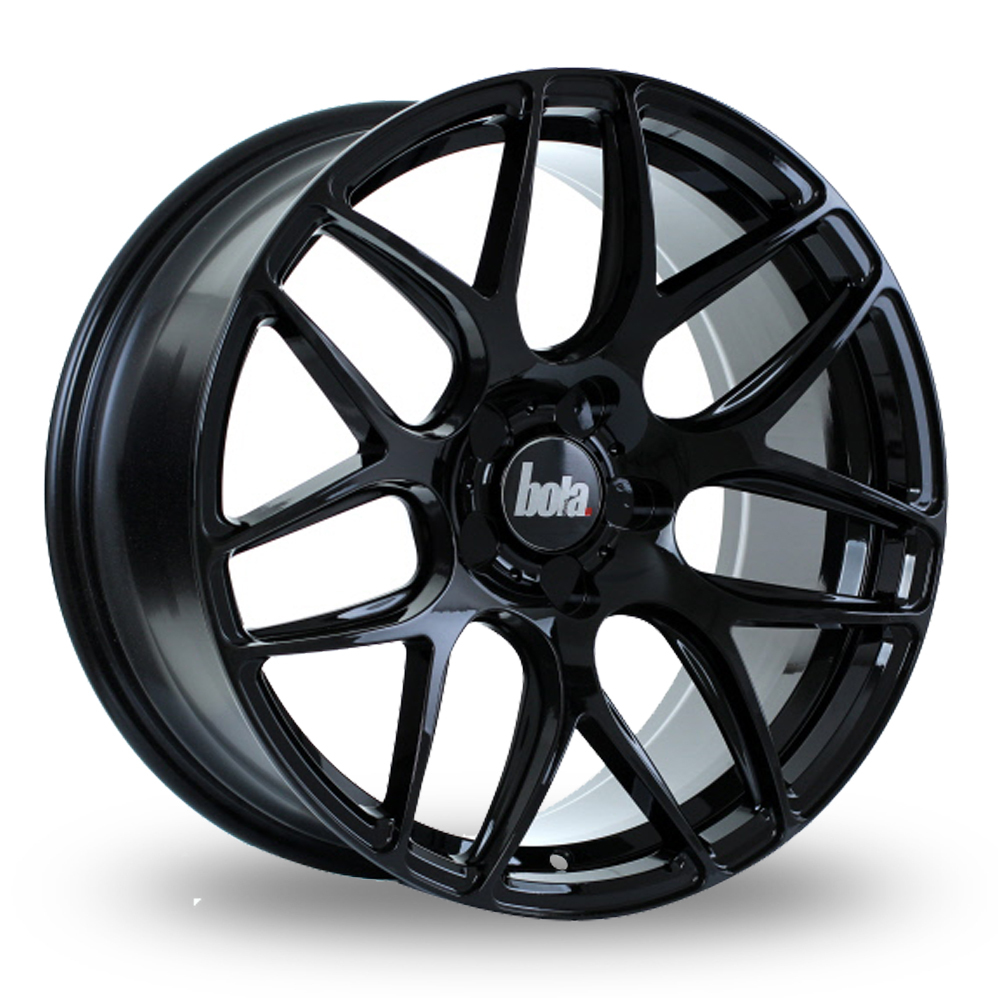 18 Inch Bola B8R Gloss Black Alloy Wheels