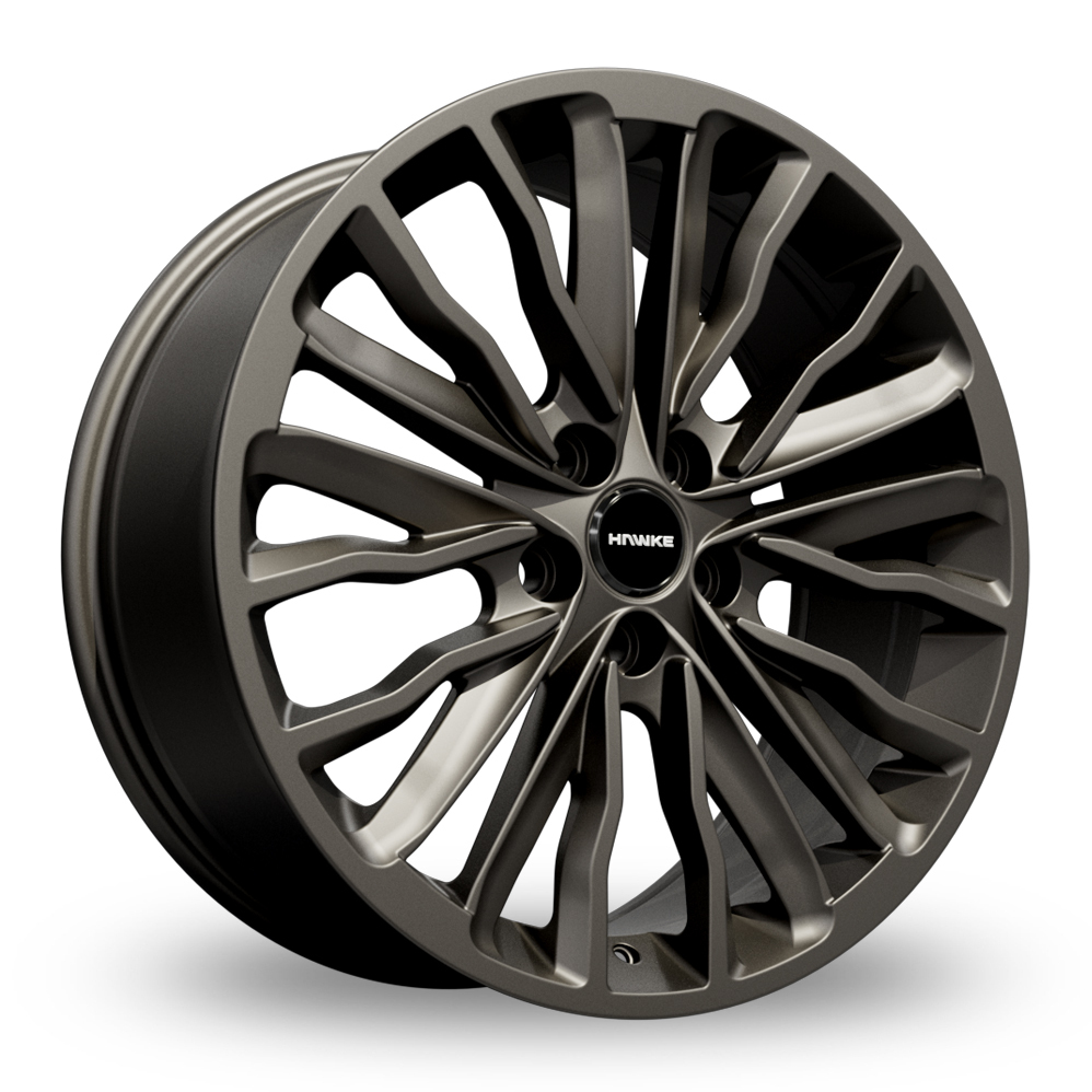 20 Inch Hawke Harrier Matt Gun Metal Alloy Wheels