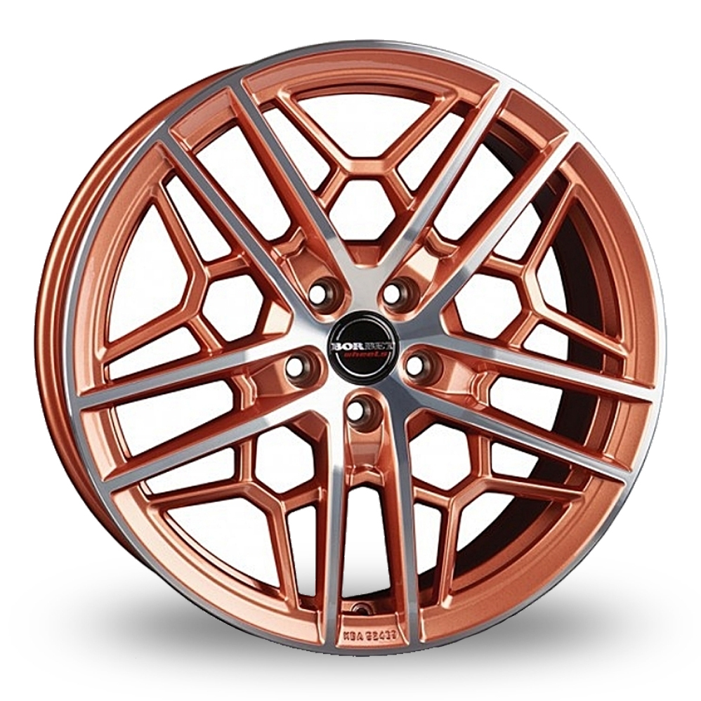 19 Inch Borbet GTY Gloss Copper Alloy Wheels