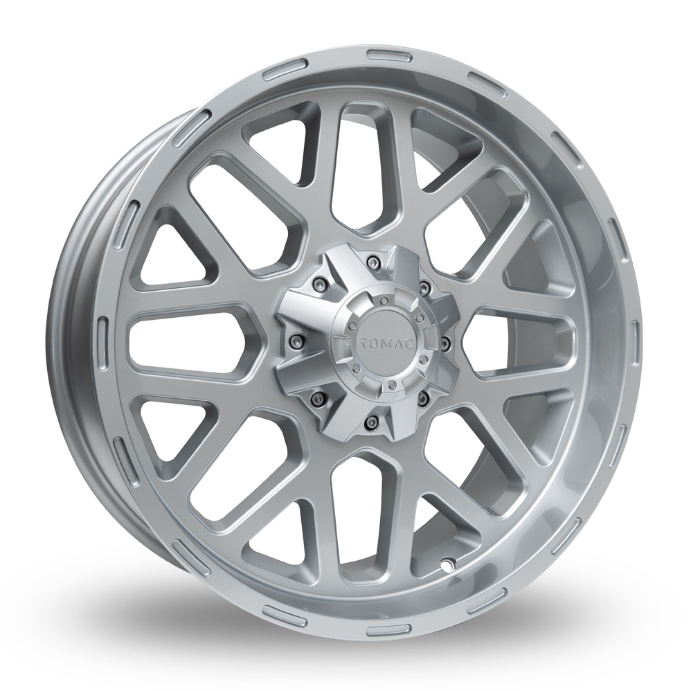 20 Inch Romac Utah Silver Alloy Wheels