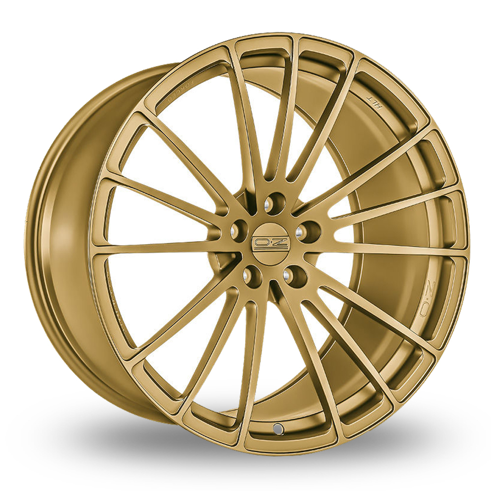 20 Inch OZ Racing Forged Ares Race Gold Alloy Wheels