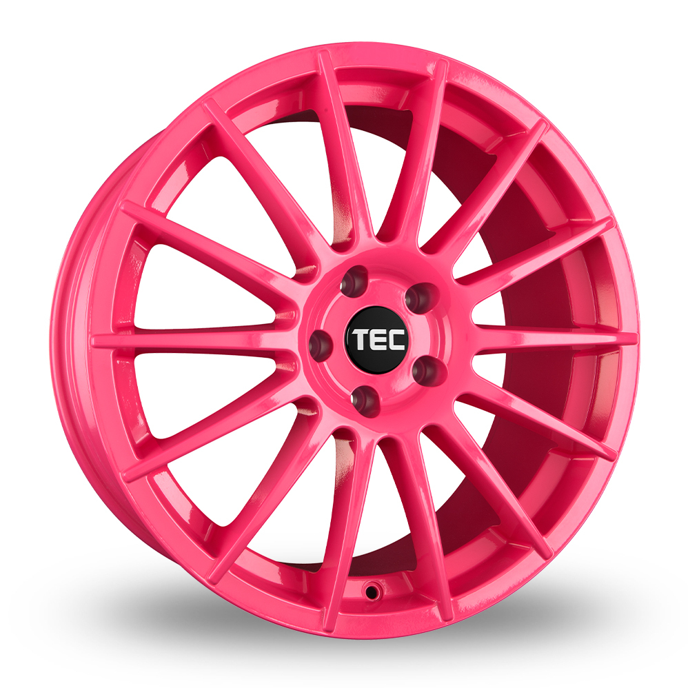 18 Inch TEC Speedwheels AS2 Pink Alloy Wheels