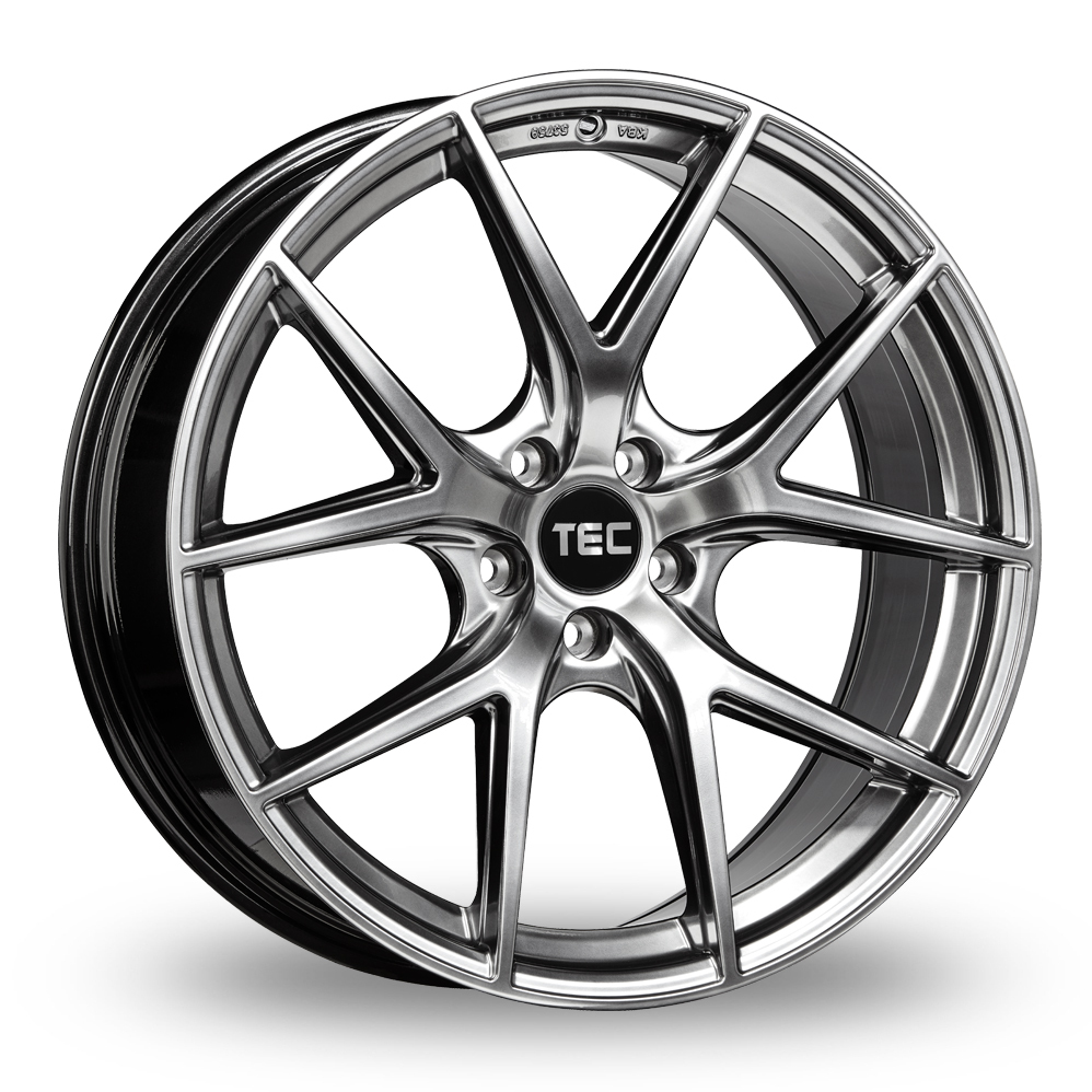 18 Inch TEC Speedwheels GT6-EVO Hyper Black Alloy Wheels