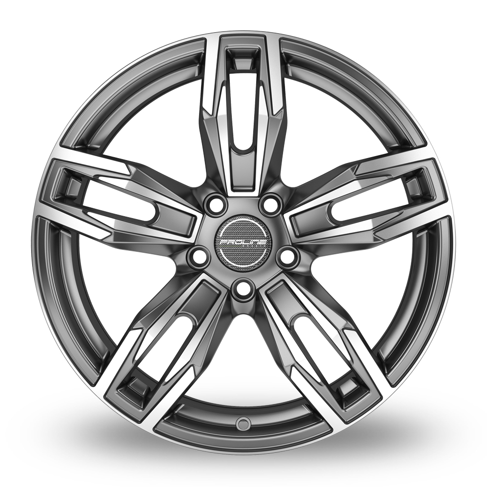 20 Inch Proline PXD Grey Polished Alloy Wheels