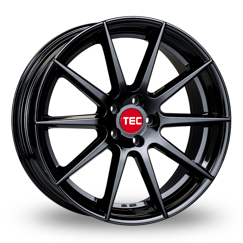 19 Inch TEC Speedwheels GT7 Gloss Black Alloy Wheels