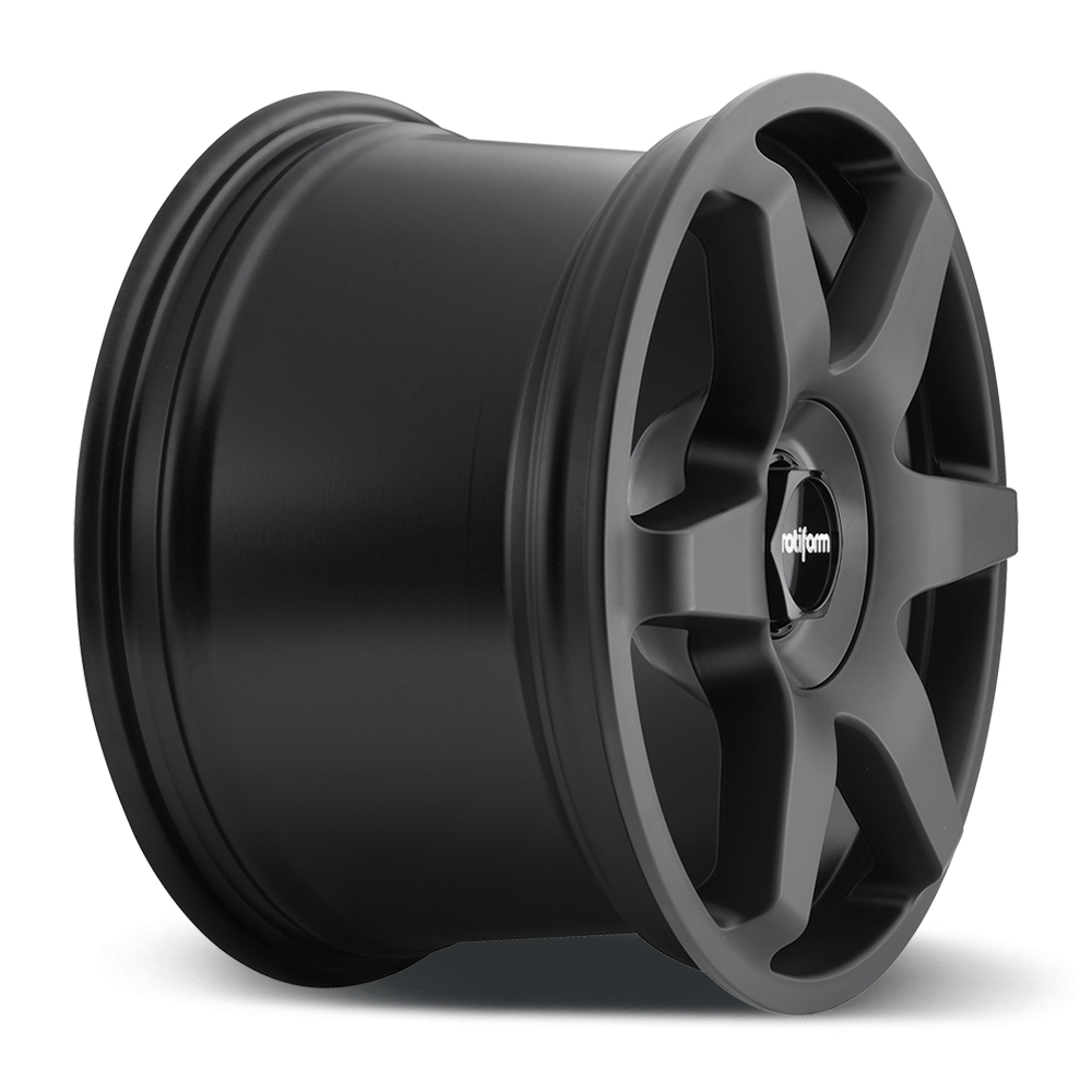 19 Inch Rotiform SIX Matt Black Alloy Wheels