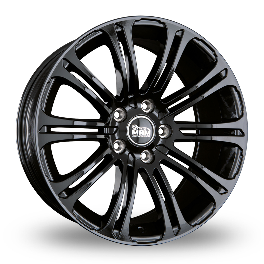 21 Inch MAM B1 Gloss Black Alloy Wheels