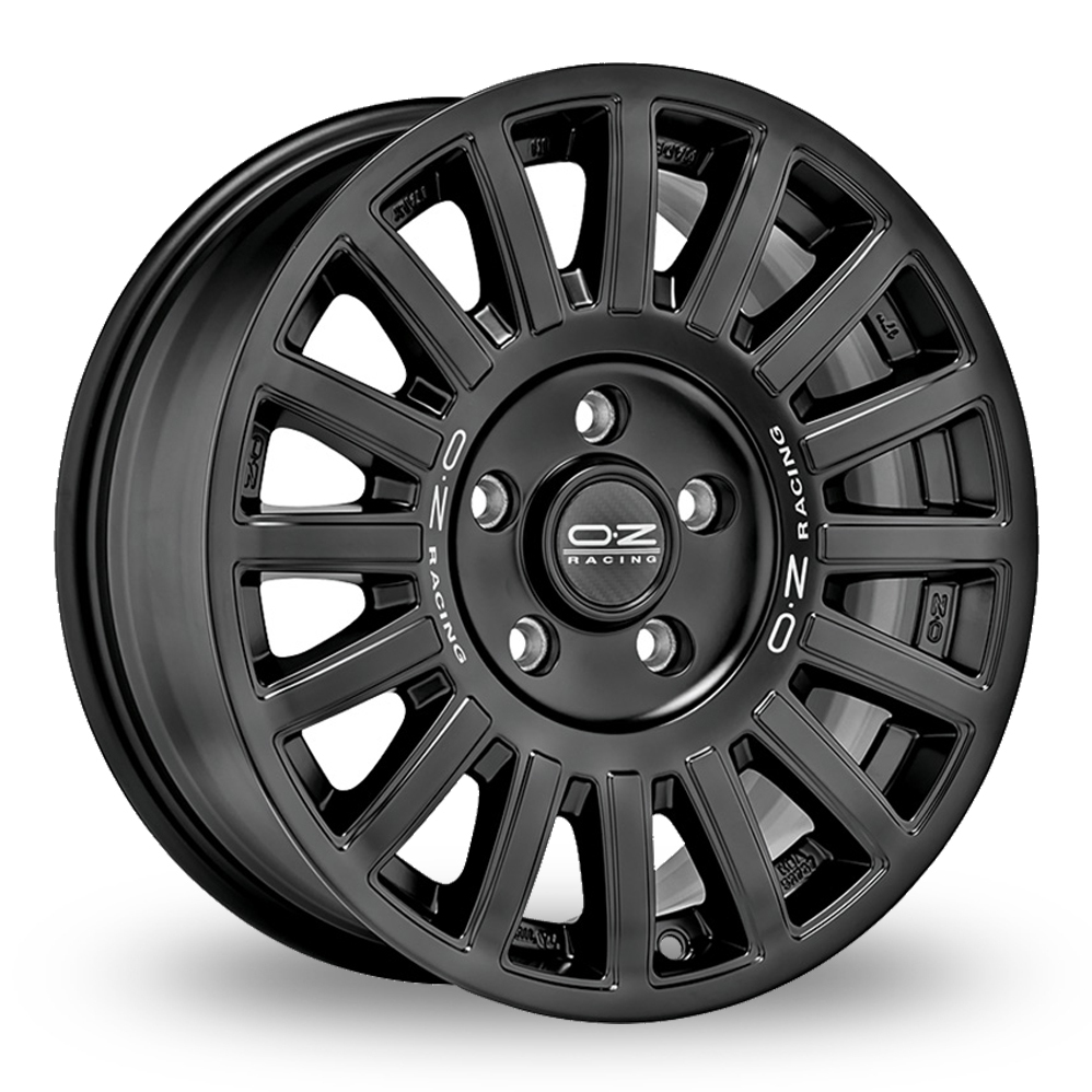 18 Inch OZ Racing Rally Raid Matt Black Alloy Wheels