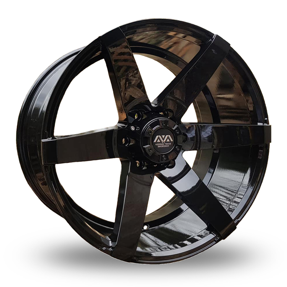 20 Inch AVA Nashville Gloss Black Alloy Wheels