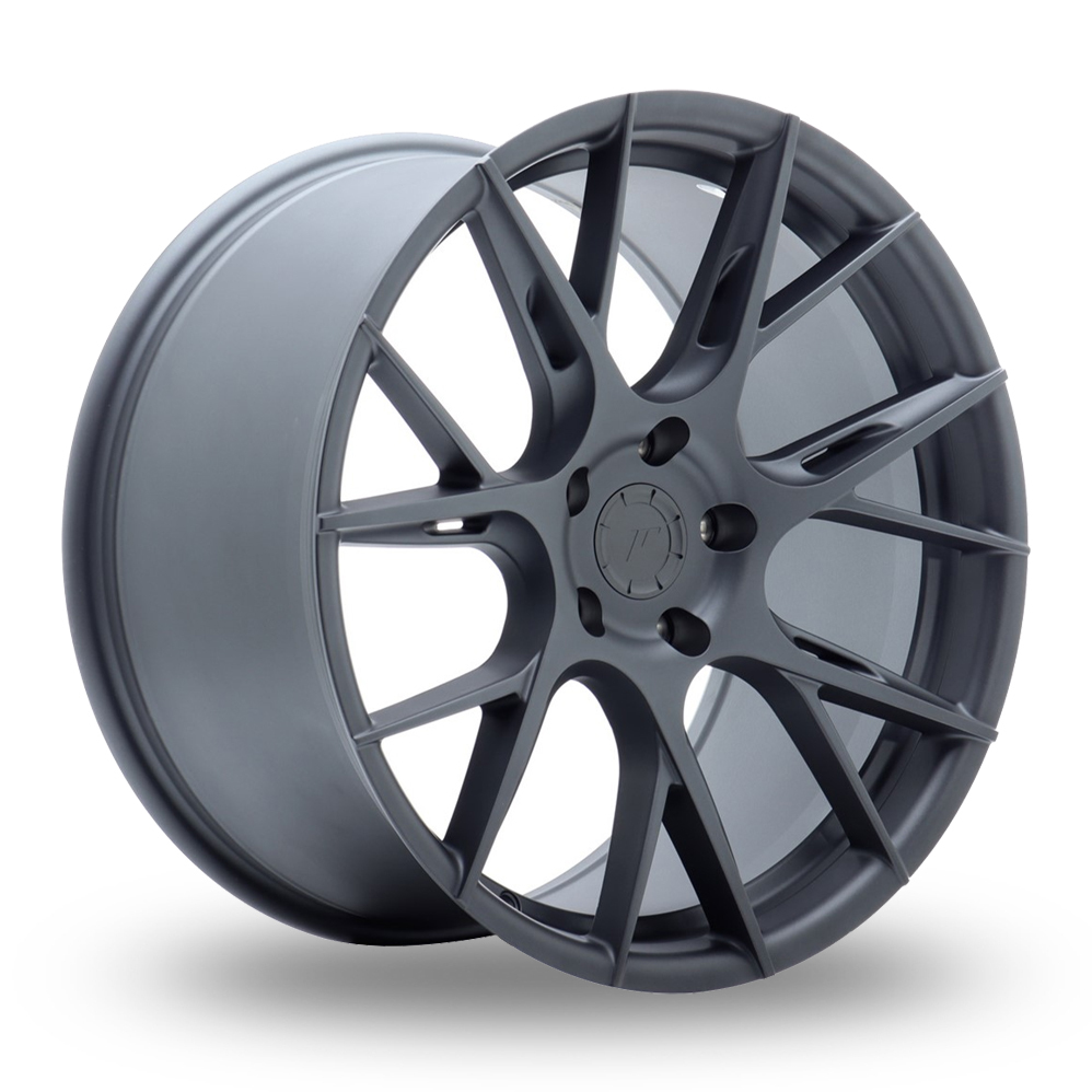 19 Inch Japan Racing JR42 () Matt Gun Metal Alloy Wheels