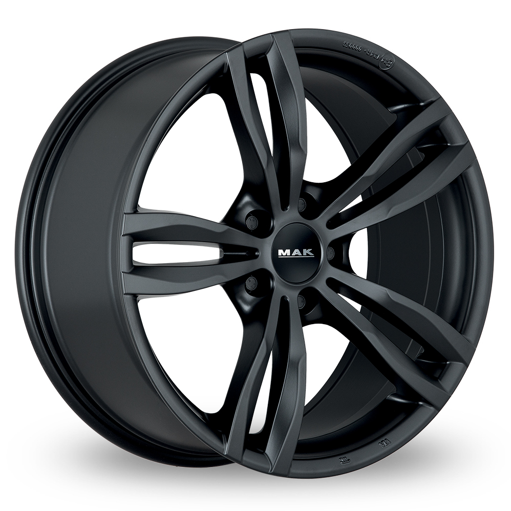 19 Inch MAK Luft Matt Black Alloy Wheels