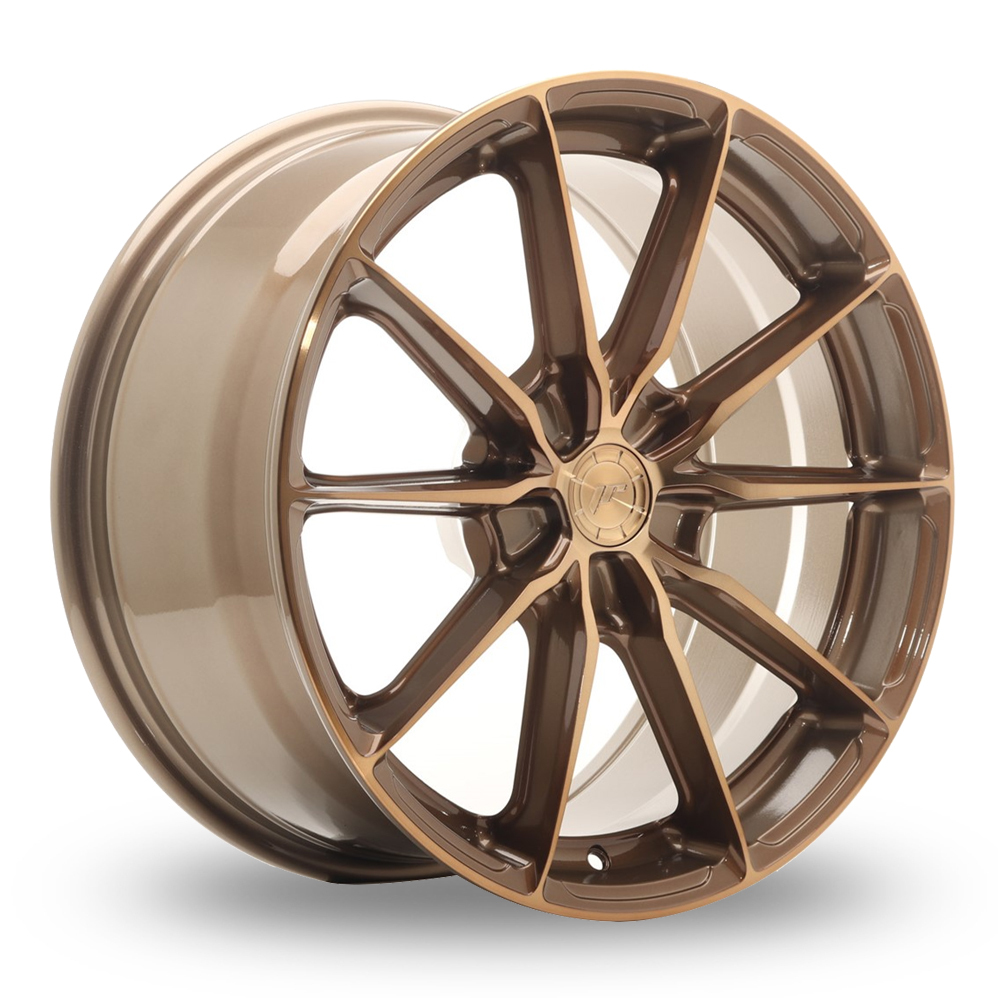 18 Inch Japan Racing JR37 (8x18) (Custom Fitment) Platinum Bronze Alloy Wheels