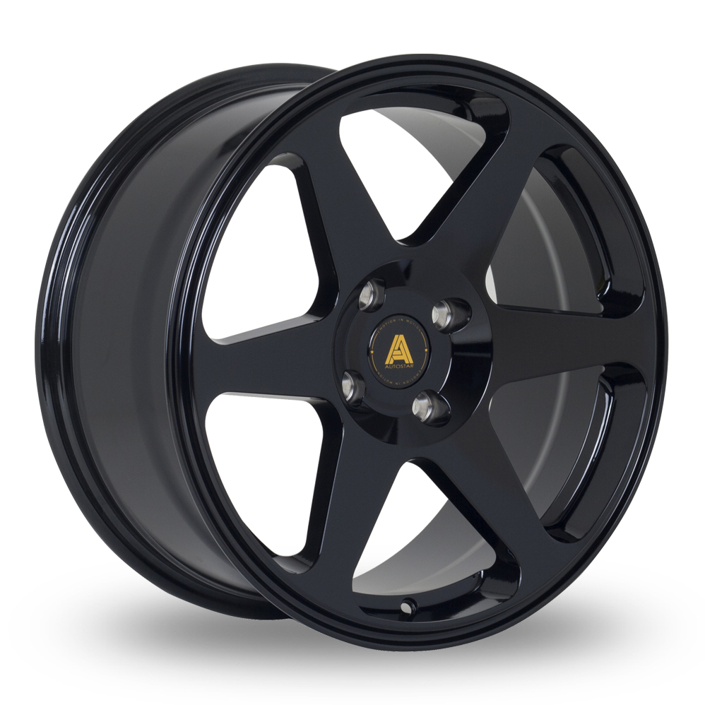 17 Inch Autostar Chaser Gloss Black Alloy Wheels